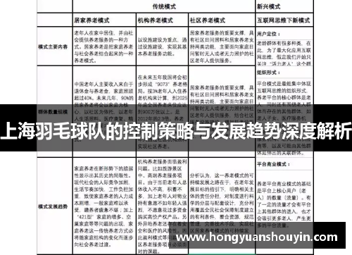 上海羽毛球队的控制策略与发展趋势深度解析